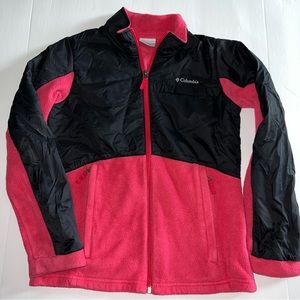 Columbia full fleece girls large